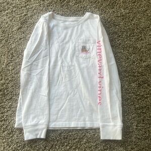 Girls xs vineyard vines christmas t shirt long sleeve
